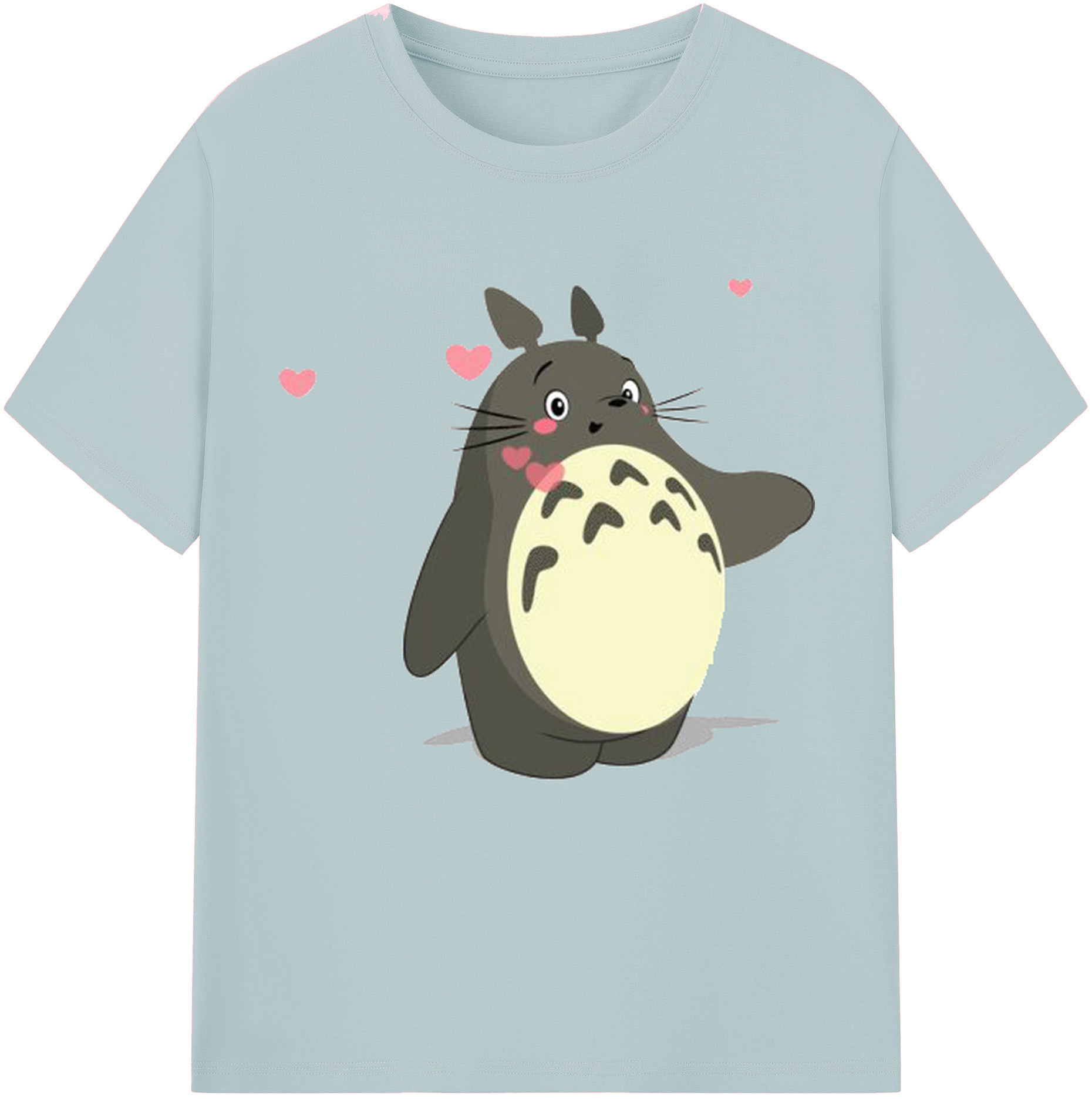（画像用） となりのトトロ 草壁メイ 草壁サツキ My Neighbor Totoro Satsuki Kusakabe Mei Kusakabe 綿100％半袖Tシャツ（フロントプリント）